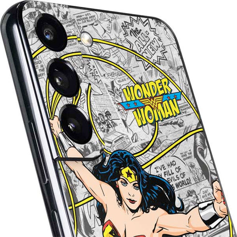 DC Comics Wonder Woman Classic Action Pose Galaxy S22 Plus Skin